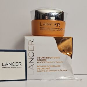 Lancer Skincare Instant Brightening Booster Vitamin C Cream Moisturizer turmeric